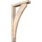 Ekena Millwork Thorton Block Smooth Bracket w/ Offset Brace, Douglas Fir, 3 1/2"W x 16"D x 28"H BKT0402X16X28THR05SDF - alternate 1